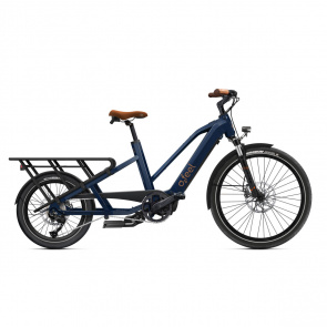 O2feel Vélo électrique longtail O2feel Equo Cargo Boost 3.1 432 Trapèze Bleu Boréal 2025