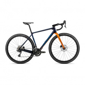 Orbea Orbea Terra M30TEAM Gravelfiets Blue Carbon View - Leo Orange 2023