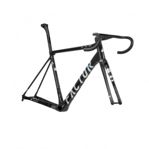 Factor Vélo de route Factor O2 VAM Rolling Chassis + Black Ink 45 Gloss Carbon/ Chrome 2022