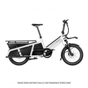 Riese & Muller Vélo Electrique Riese & Müller Multitinker Vario 625 Blanc/Noir 2023 (Safety Bar + RX Chip)