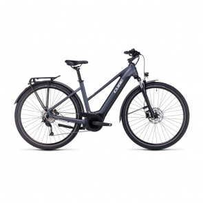 Cube Vélo électrique Cube Touring Hybrid One 500 Trapèze Grey´n´white 2023