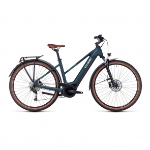 Cube Vélo électrique Cube Touring Hybrid One 625 Trapèze Darkgreen´n´green 2023