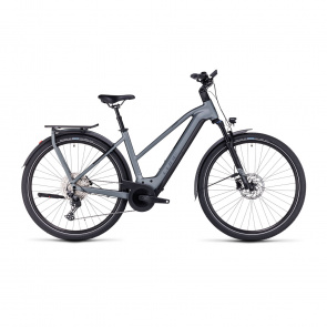 Vélo Electrique Cube Kathmandu Hybrid Pro 750 Easy Entry Gris/Métal 2023