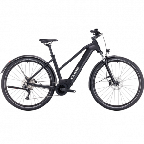 Cube Cube Nuride Hybrid Pro 750 Allroad Trapezium Elektrische Fiets Black´n´metal 2024