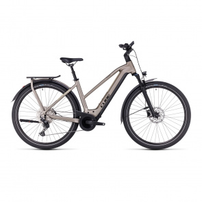 Vélo Electrique Cube Kathmandu Hybrid Pro 750 Easy Entry Beige/Noir 2023