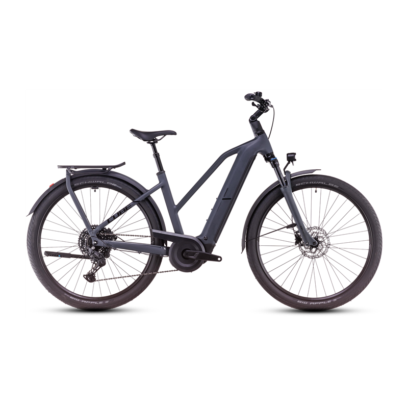 Cube Trapezium Elektrische Fiets shadowgrey´n´black 2025 Bicyclic