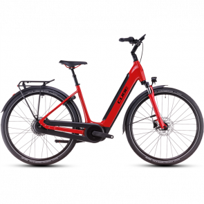 Cube Cube Supreme Hybrid Comfort Pro 625 Easy Entry Elektrische Fiets firered´n´black 2025