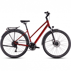 Cube Cube Touring Pro Trapezium Fiets maroon´n´pearl 2025