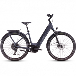 Cube Cube Touring Hybrid Pro 625 Easy Entry Elektrische Fiets metallicgrey´n´chrome 2025