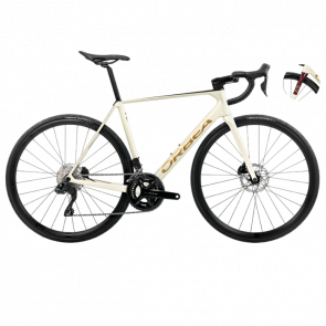 Orbea Orbea ORCA M30i Racefiets Ivory White - Burgundy - Vulca 2025