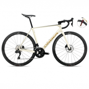 Orbea Orbea ORCA M35i Racefiets Ivory White - Burgundy - Vulca 2025