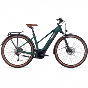 Cube Vélo électrique Cube Touring Hybrid One 625 Trapèze Darkgreen´n´green 2024