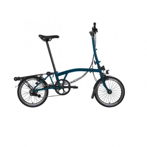 Brompton Brompton C Line Explore 6V High Vouwfiets Ocean Blue 2024