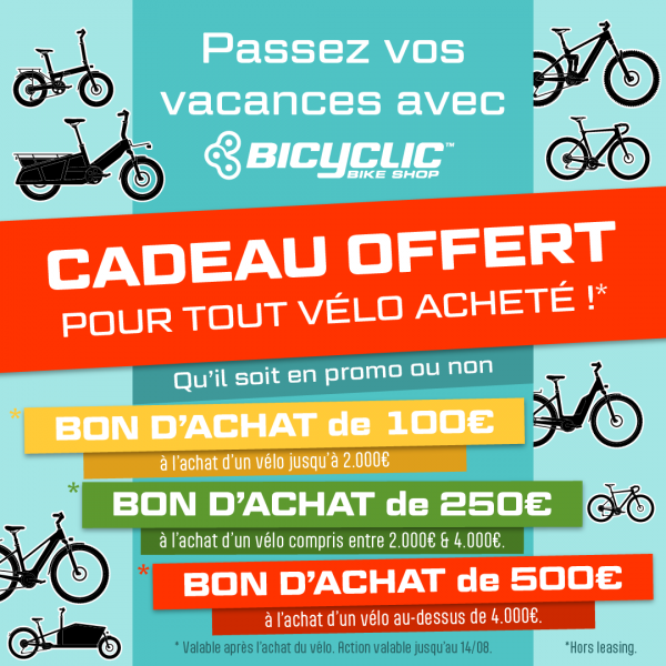 Passez vos vacances avec Bicyclic !